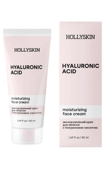 HOLLISKIN-Крем для обличчя Hollyskin Hyaluronic Acid Face Cream з гіалуроновою кислотою 50 мл-4823109700611