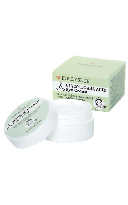 HOLLISKIN-Крем вокруг глаз Hollyskin Glycolic AHA Acid Eye Cream с гликолевой кислотой 10 мл-4823109700673
