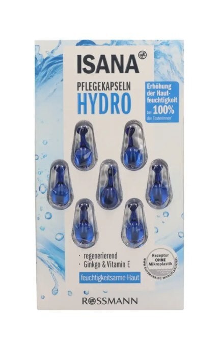 ISANA-Гідро-капсули для обличчя Isana 7 шт-4047196057988
