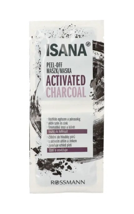 ISANA-Маска-плівка для обличчя Isana з активованим вугіллям 16 мл-4047196057506