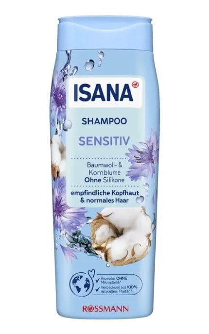ISANA-Шампунь для волосся Isana Sensitive 300 мл-4305615566184