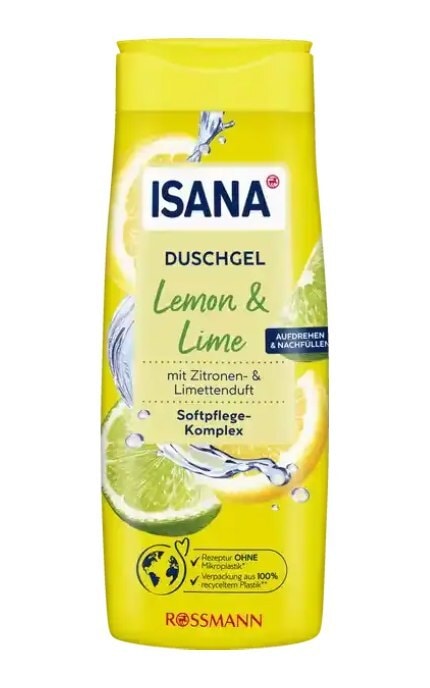 ISANA-Гель для душа Isana Limette & Basilikum 300 мл-4305615609492