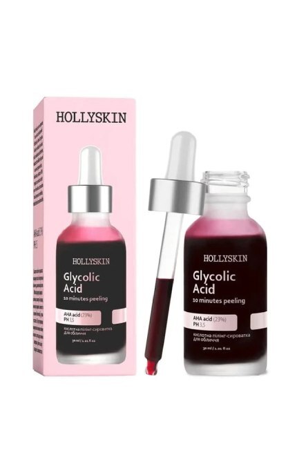 HOLLISKIN-Кислотная пилинг-сыворотка для лица Hollyskin Glycolic Acid 30 мл-4820200411057