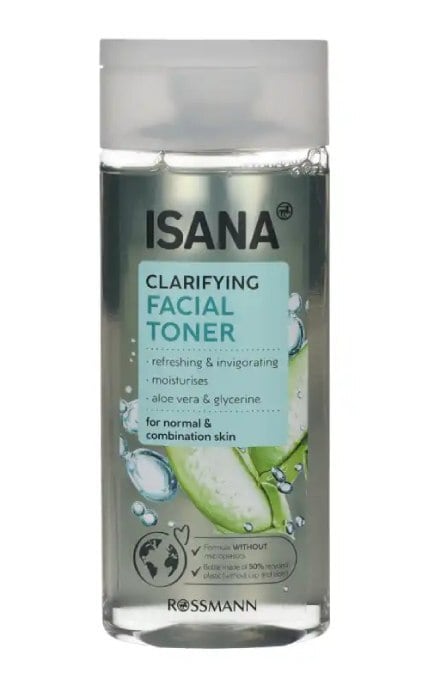 ISANA-Міцелярний тонік Isana для нормальної та змішаної шкіри обличчя 200 мл-4047196057384