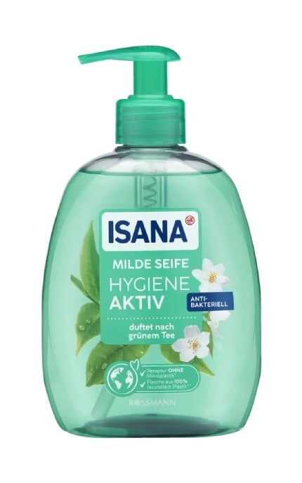 ISANA-Мило рідке Isana Зелений чай для рук з дозатор 500 мл-4305615776484