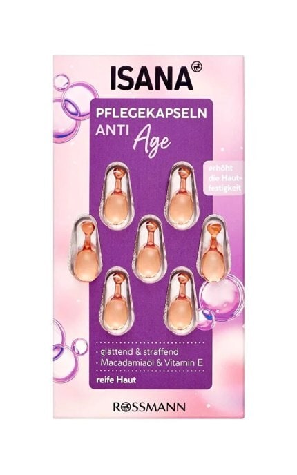 ISANA-Капсули для догляду за шкірою Isana Anti-age 7 шт-4047196057971