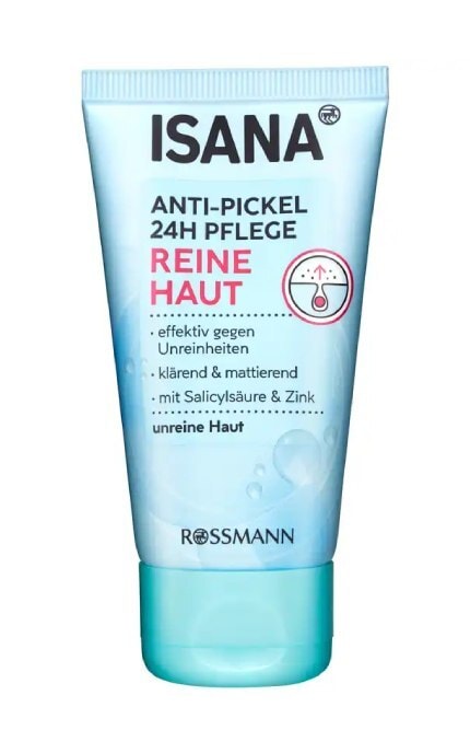 ISANA-Крем для лица антибактериальный Isana для проблемной кожи 50 мл-4047196058268