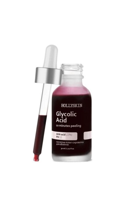 HOLLISKIN-Кислотная пилинг-сыворотка для лица Hollyskin Glycolic Acid 30 мл-4820200411057