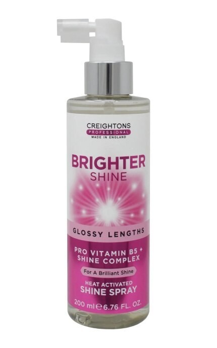 CREIGHTONS-Термоактивний спрей Creightons Professional Brighter Shine Heat Activated Shine Spray для додання блиску волоссю 200 мл-5015833001228