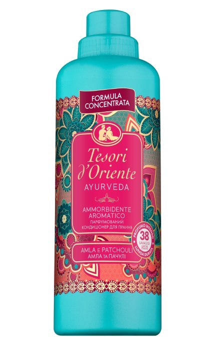 TESORI D'ORIENTE-Кондиціонер для прання Tesori d'Oriente АЮРВЕДА олія амли та пачулі парфумований 760 мл-8008970055244