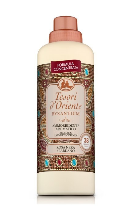 TESORI D'ORIENTE-Кондиционер для стирки Tesori d'Oriente ВИЗАНТИЯ черная роза и лабданум парфюмированный 760 мл-8008970055237