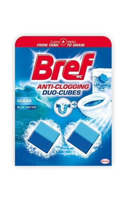 BREF-Засіб для чищення унітазу для зливного бачка Bref Duo-cubes 2 в 1 100 г-9000100897242