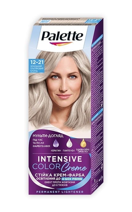 PALETTE-Крем-краска для волос Palette тон 12-21 Холодный платиновый Блонд 1 шт-9000101607536