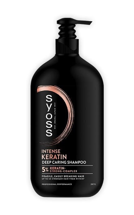 SYOSS-Шампунь для волосся Syoss Keratin Блакитний лотос для ламкого 750 мл-5201143725606