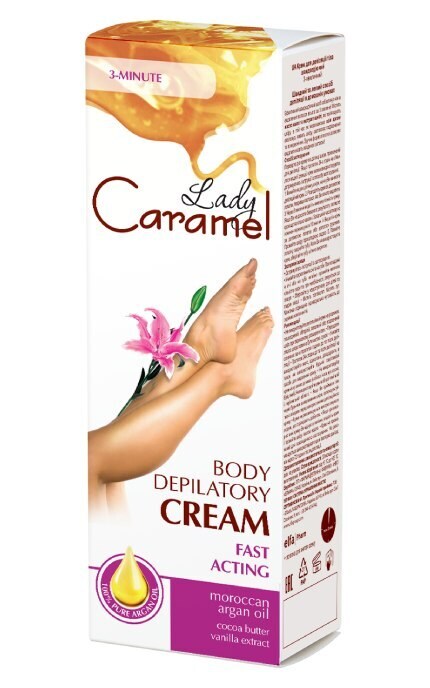 LADY CARAMEL-Крем для депиляции тела Lady Caramel Быстродействующий 100 мл-4823015920288