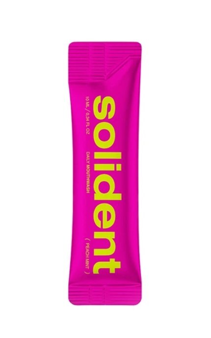 SOLIDENT-Ополаскиватель для полости рта Solident Peach Mint персик-мята 10 мл-4820200417325