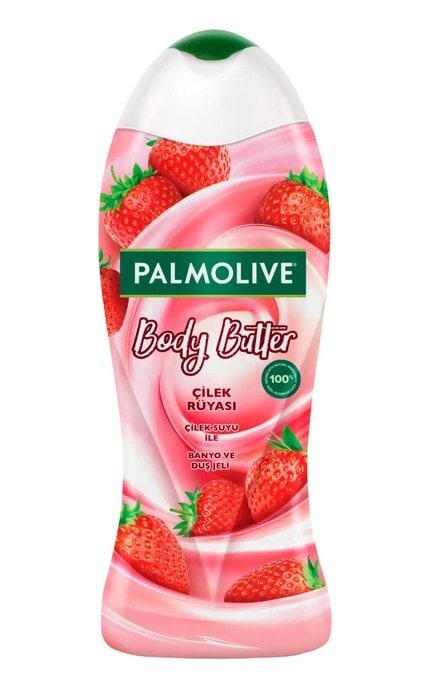 PALMOLIVE-Гель для душу Palmolive Олія для тіла Полуниця 500 мл-8718951538818