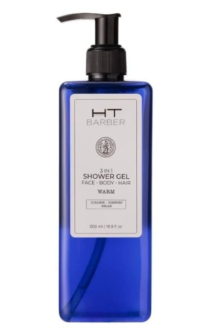 HAIR TREND-Гель Hair Trend Barber Warm 3 в 1 для обличчя, тіла та волосся 500 мл-4820297970048