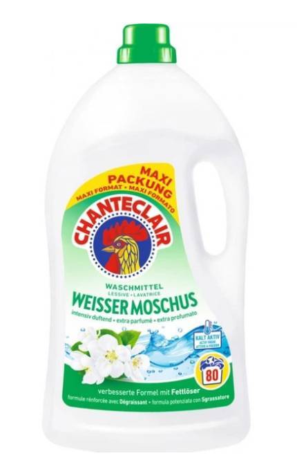 CHANTECLAIR-Гель для стирки Chante Clair Белый мускус 80 стирок 3600 мл-8015194534035
