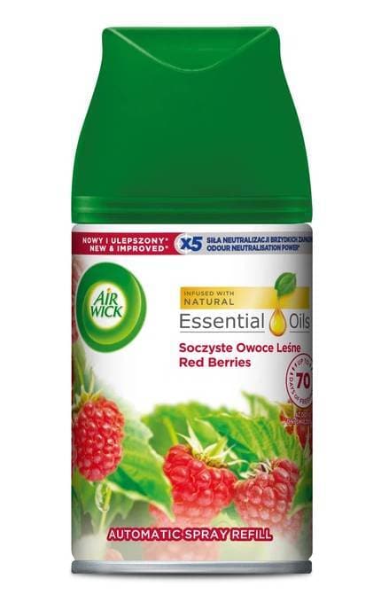 AIR WICK-Змінний аерозольний балон до автоматичного освіжувача повітря Air Wick Freshmatic Лісові ягоди 250 мл-4820232970966