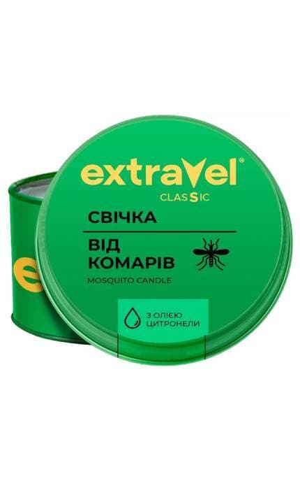 EXTRAVEL-Репеллентная свеча от комаров Extravel Classic 110 г-4820184441538