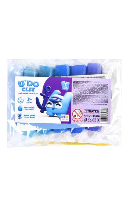 STRATEG-Набор для лепки Strateg UDO Clay: Аква-4823113893729