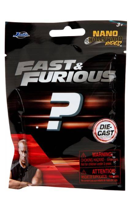 JADA-Коллекционная металлическая машинка-сюрприз Jada Форсаж серия 2.4 см-4006333100673