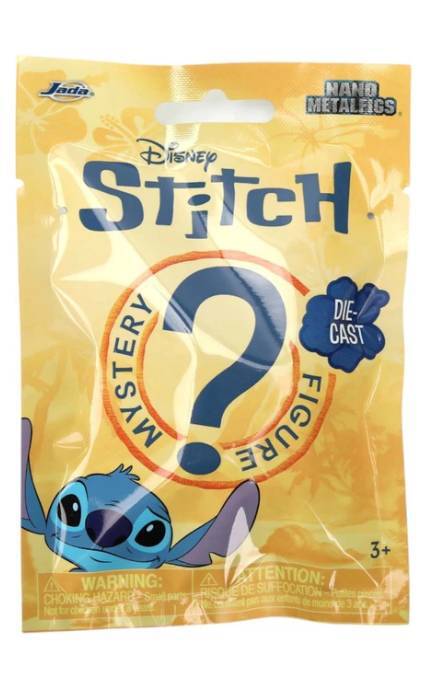 JADA-Металлическая коллекционная фигурка-сюрприз Jada Стич высота 4 см 6 видов-4006333101007