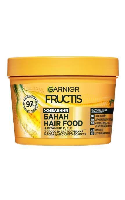 FRUCTIS-Маска для волосся Garnier Fructis Банан Екстра живлення 390 мл-3600542258852
