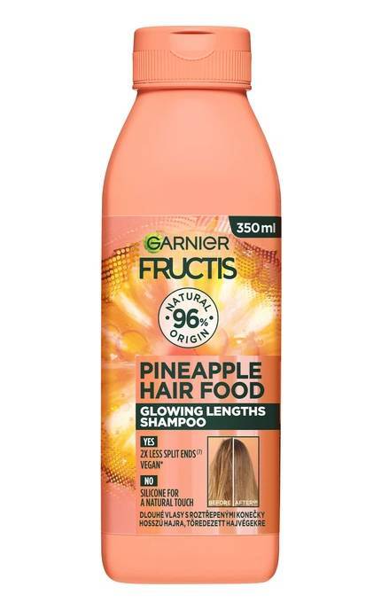 FRUCTIS-Шампунь для волос Garnier Fructis Superfood Ананас Сияющая длина 350 мл-3600542522793