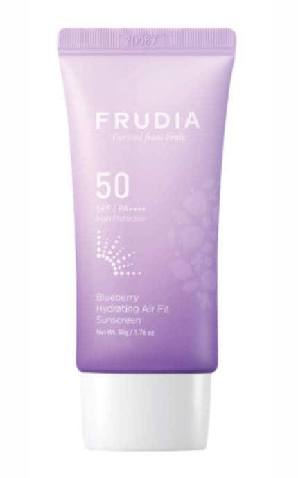 FRUDIA-Сонцезахисний крем Frudia Blueberry Hydrating Air Fit зволожуючий 50 г-8803348050919