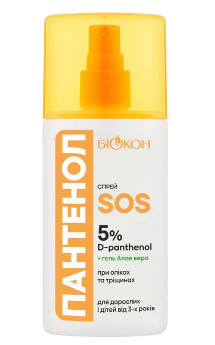 БІОКОН-Спрей после загара Биокон Пантенол SOS 5% 90 мл-4823110304419