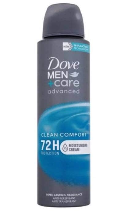 --Дезодорант-спрей Dove Men+Care Clean comfort 150 мл-8720181284335