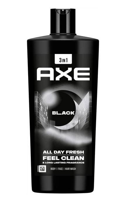 AXE-Гель для душа и шампунь AXE Black 700 мл-8720181166389