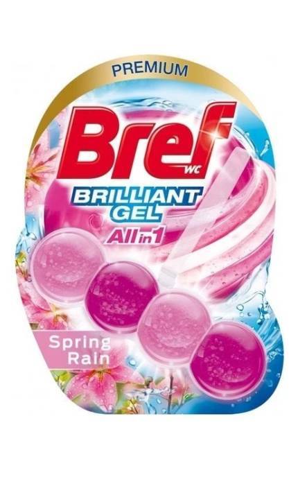BREF-Туалетний блок Bref Brilliant Gel весняний дощ 50 г-9000101509274