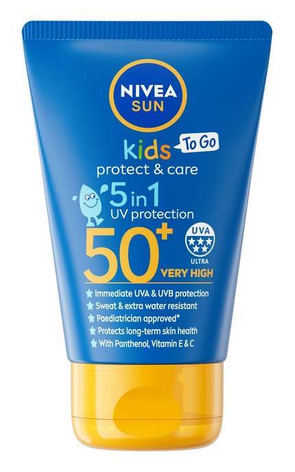 NIVEA-Дитячий сонцезахисний лосьйон NIVEA Sun Kids Захист та догляд SPF 50+ 50 мл-42449485