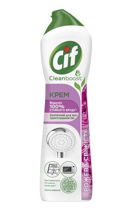CIF-Крем для чищення Cif Рожева Свіжість 500 мл-8712561454131