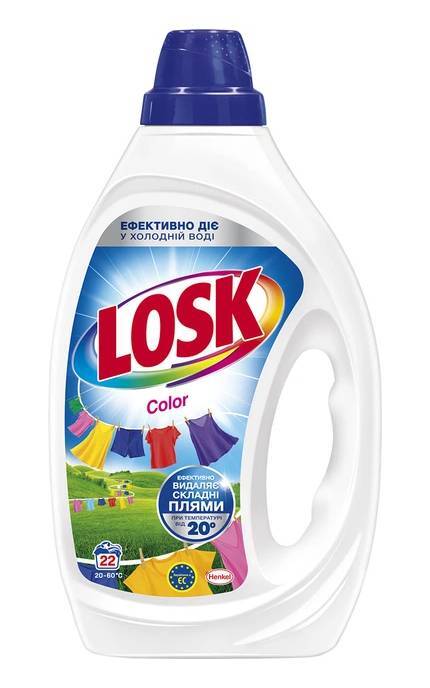 LOSK-Гель для стирки Losk Color 22 цикла 990 мл-9000101599954