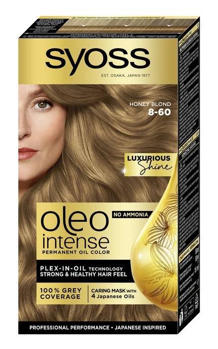 OLEO INTENSE-Фарба для волосся SYOSS Oleo Intense 8-60 Медовий Блонд 115 мл-9000101086652