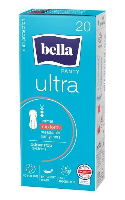 BELLA-Прокладки гігієнічні щоденні Bella Panty Ultra Normal mixform 20 шт-5900516714277