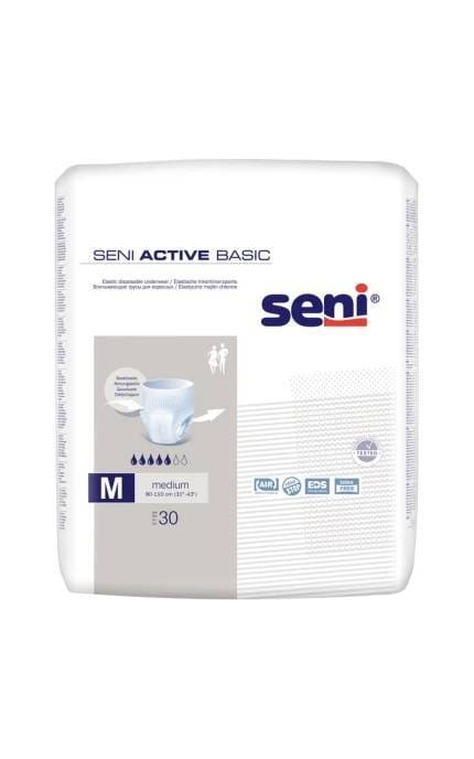 SENI-Подгузники для взрослых Seni Active Basic трусы размер M Medium 30 шт-5900516699666