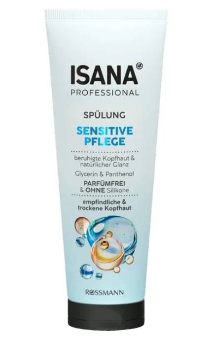 ISANA HAIR PROFESSIONAL-Кондиціонер Isana Professional для чутливої шкіри голови та пошкодженого волосся 200 мл-4068134135513