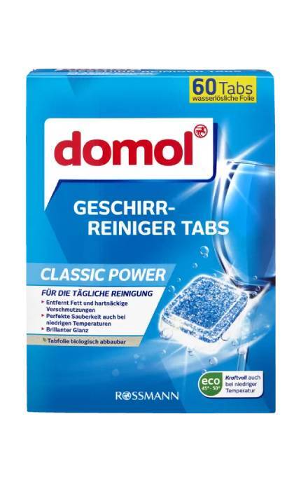 DOMOL-Таблетки для посудомийних машин Domol Classic 60 шт-4305615915432