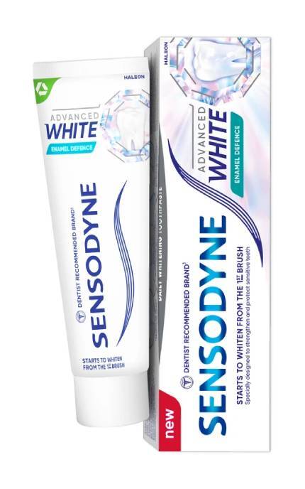 SENSODYNE-Зубная паста Sensodyne Усовершенствованное отбеливание Защита эмали 75 мл-5054563287281