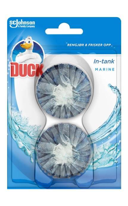 DUCK-Таблетка для очистки бачка унитаза Duck Морской 50 г 2 шт-5000204004755