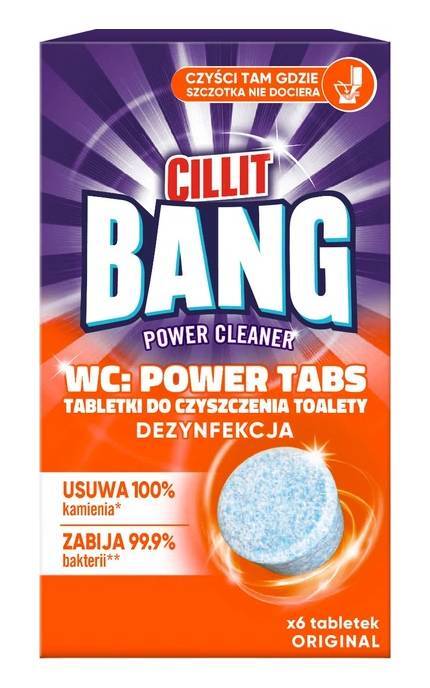 CILLIT BANG-Таблетки для чистки унитаза Cillit Bang Original 6 шт-5908252015429