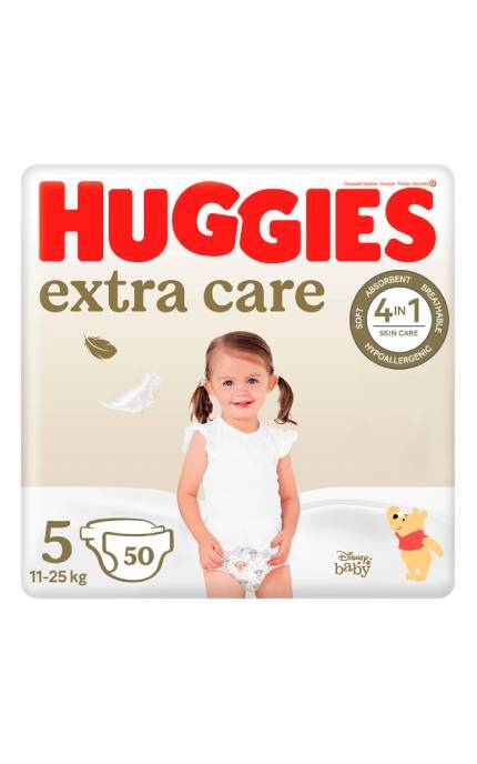 HUGGIES-Підгузки Huggies Extra Care Mega 5 11-25 кг 50 шт-5029053578132