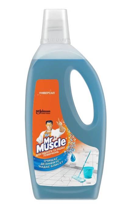 MR MUSCLE-Средство для мытья пола и других поверхностей Mr. Muscle Универсал После дождя 750 мл-4823002005004
