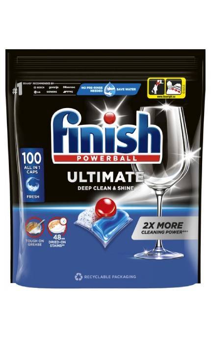 FINISH-Таблетки для посудомоечных машин Finish Ultimate All in 1 100 шт-5908252012091