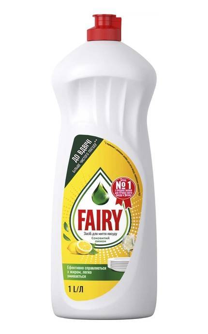 FAIRY-Средство для мытья посуды Fairy Лимон 1 л-5413149314092